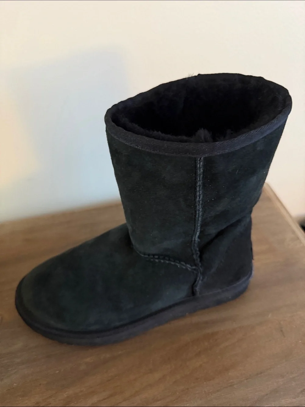 UGG Black Classic Short Suede Winter Boots